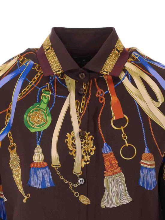 26FW 에트로 셔츠 WRIA0019AK1EBX0828 BROWN - ETRO