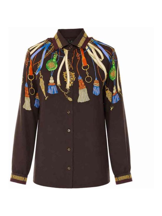 26FW 에트로 셔츠 WRIA0019AK1EBX0828 BROWN