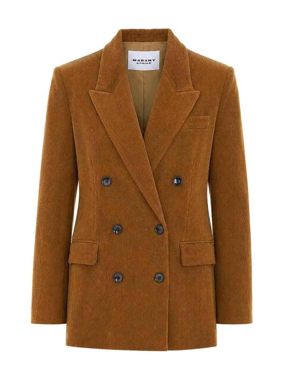 26FW 이자벨마랑에뚜왈 라스마 코듀로이 재킷 VE0686FAD3G02E50CA BROWN