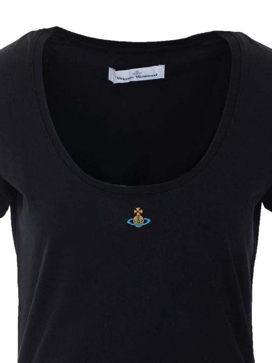 26FW 비비안웨스트우드 롤로 티셔츠 3G01002GJ00BLN401 BLACK - VIVIENNE WESTWOOD