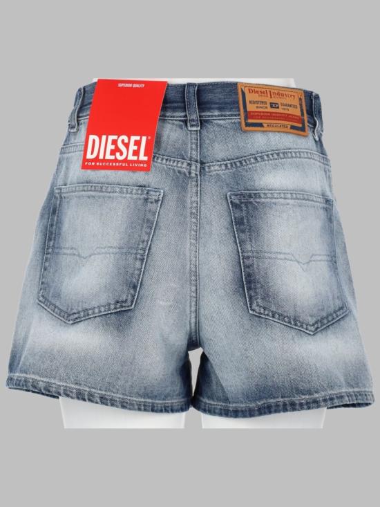  디젤 데님 숏팬츠 드 헬리오스 데님 코튼 클라이 쇼츠 - DIESEL