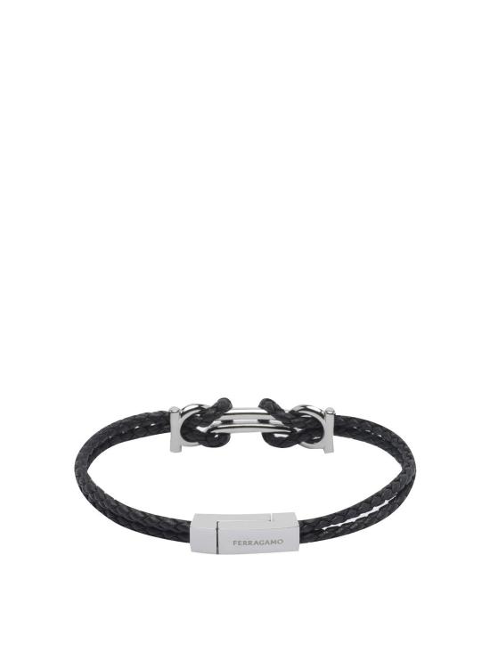 26FW 살바토레 페라가모 브레이슬릿 796082770422 BLACK - SALVATORE FERRAGAMO