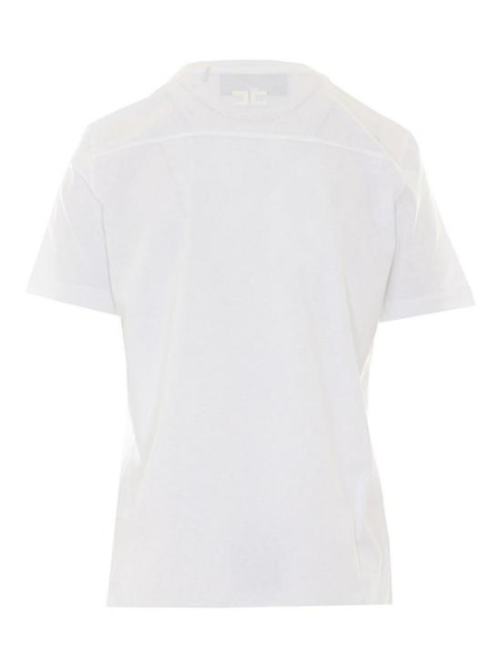 26FW 엘리자베타프랜치 반팔 티셔츠 MA66A66E2270 WHITE - ELISABETTA FRANCHI