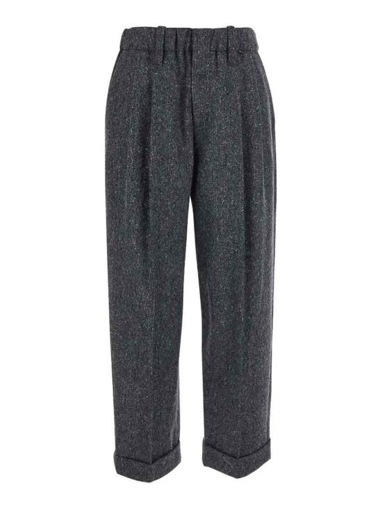 26FW 브루넬로 쿠치넬리 스트레이트 팬츠 MD002P9274C001 GREY
