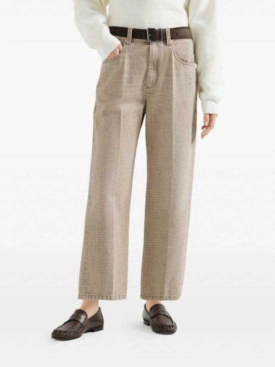 26FW 브루넬로 쿠치넬리 스트레이트 팬츠 MA95PP4008C9816 BEIGE - BRUNELLO CUCINELLI