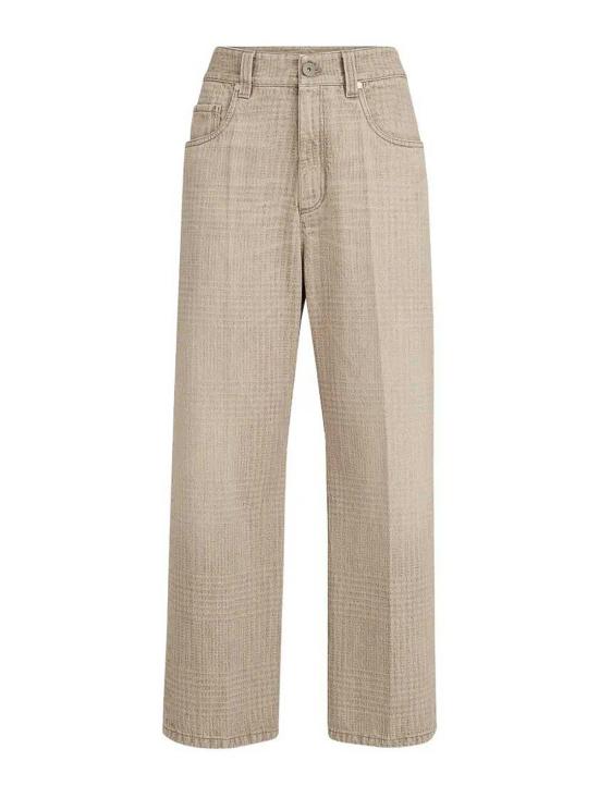 26FW 브루넬로 쿠치넬리 스트레이트 팬츠 MA95PP4008C9816 BEIGE