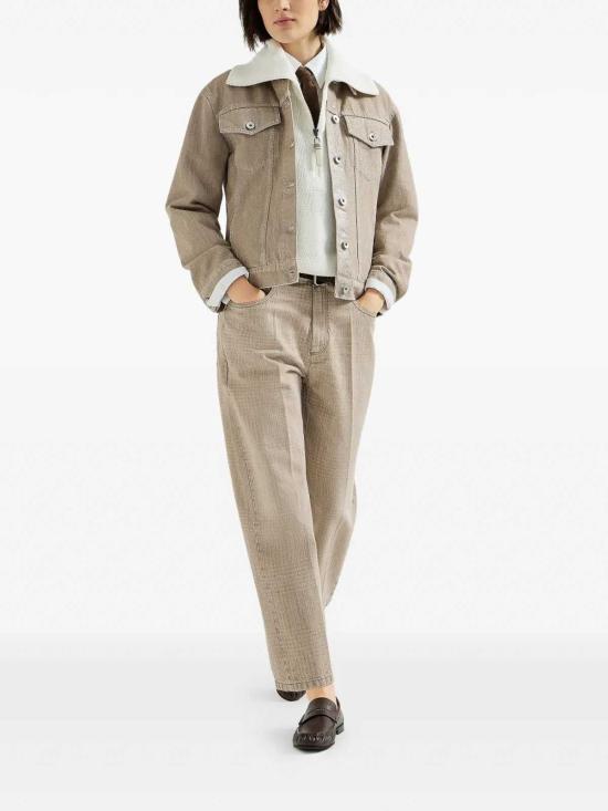 26FW 브루넬로 쿠치넬리 스트레이트 팬츠 MA95PP4008C9816 BEIGE - BRUNELLO CUCINELLI