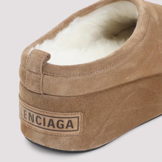 26FW 발렌시아가 알래스카 소프트 플랫폼 뮬 825258WBFC1 2200 BROWNWHITE - BALENCIAGA