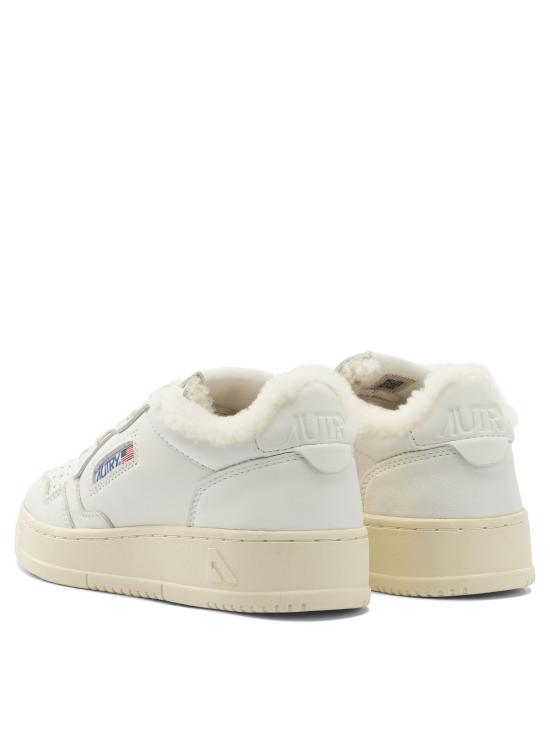 26FW 오트리 메달리스트 로우 레더 스니커즈 AULWSR01 WHITE - AUTRY