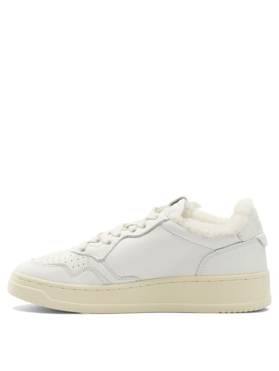26FW 오트리 메달리스트 로우 레더 스니커즈 AULWSR01 WHITE - AUTRY