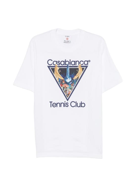 26FW 카사블랑카 반팔 티셔츠 MAW26JTS00108 WHITE
