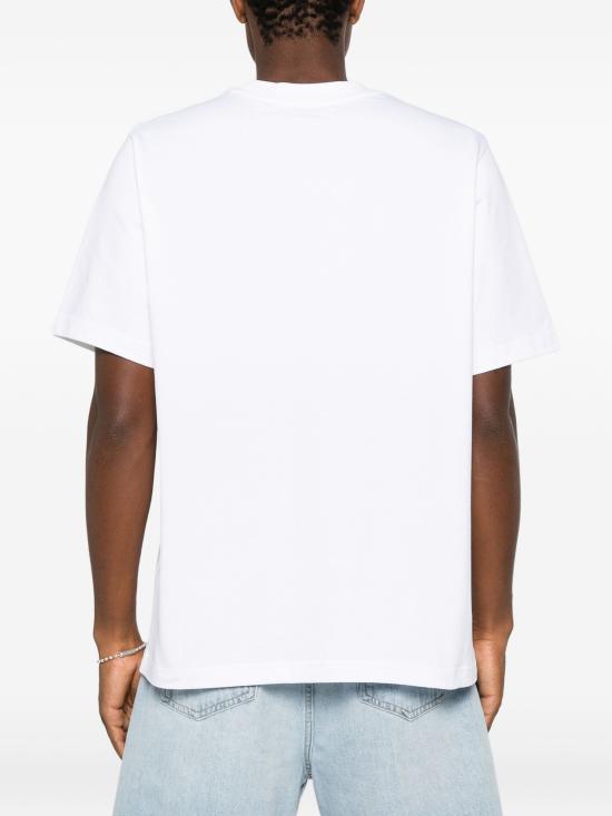 26FW 카사블랑카 반팔 티셔츠 MAW26JTS00108 WHITE - CASABLANCA