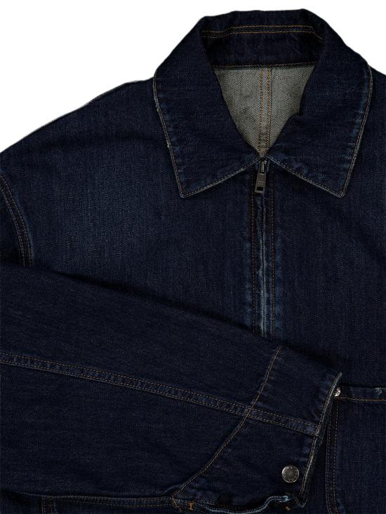 26FW 프라다 코튼 데님 집업 재킷 GFB356SOOO19VI F0008 BLEU - PRADA