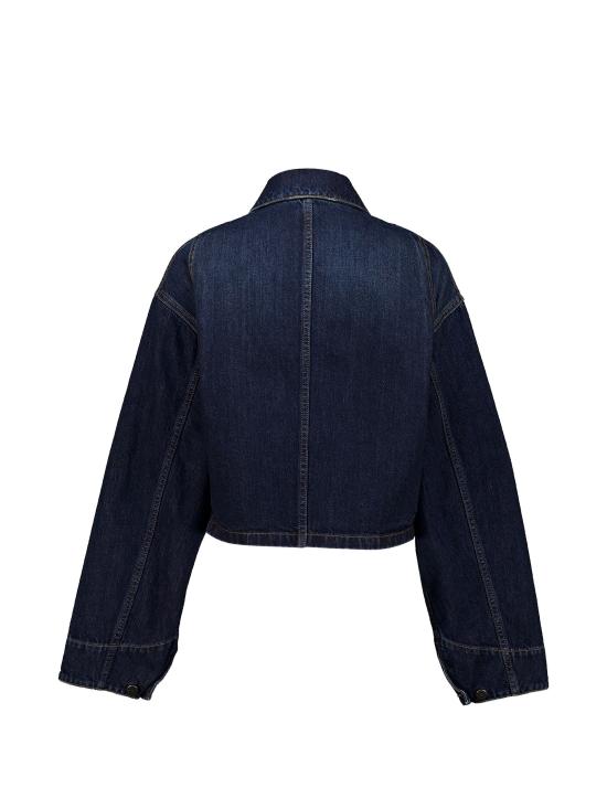 26FW 프라다 코튼 데님 집업 재킷 GFB356SOOO19VI F0008 BLEU - PRADA