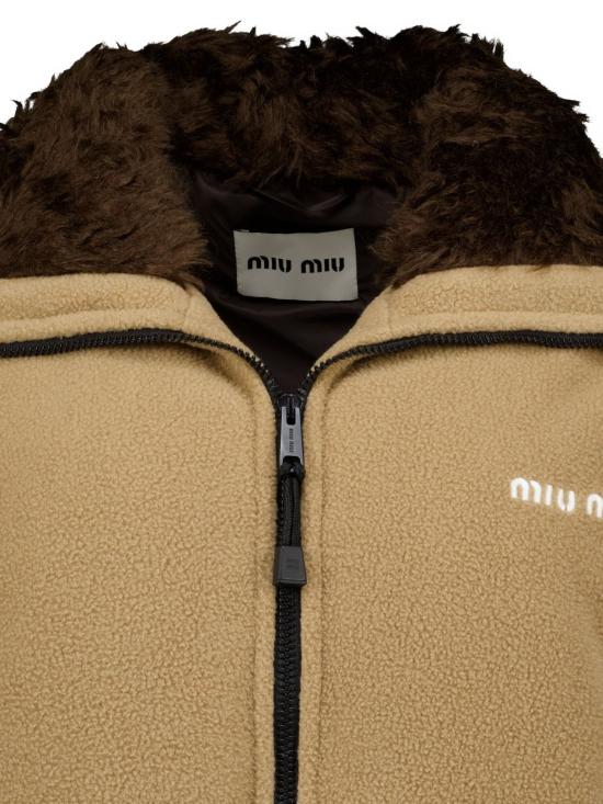26FW 미우미우 루루 봄버 자켓 ML1147SOOO17OQ F0040 CAMMELLO - MIU MIU
