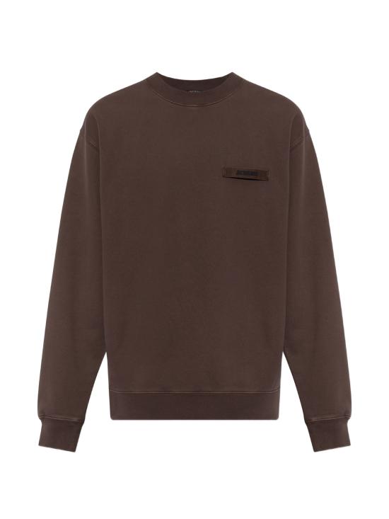 26FW 자크뮈스 그로그랭 스웨트 셔츠 SSM00206AJ00126 850 BROWN