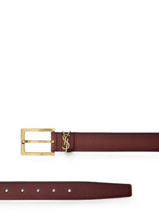 26SS 생로랑 레귤러 벨트 789588AAFOC 2955 WET CLAY - SAINT LAURENT