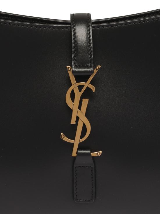26FW 생로랑 LE 5 A 7 모노그램 토트백 6572282R20W 1000 BLACK - SAINT LAURENT