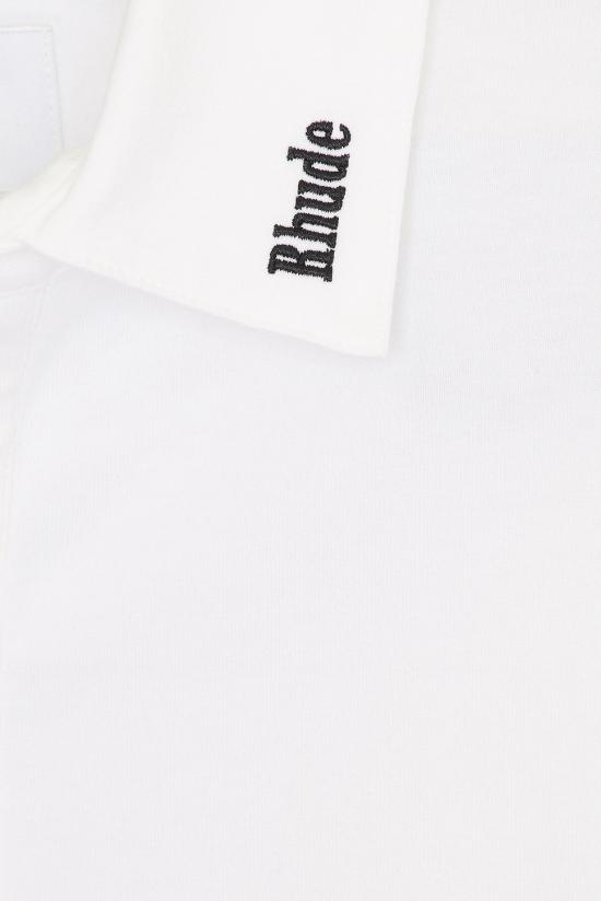 26FW 루드 폴로 티셔츠 RHFW26PO02389 C022 WHITE - RHUDE