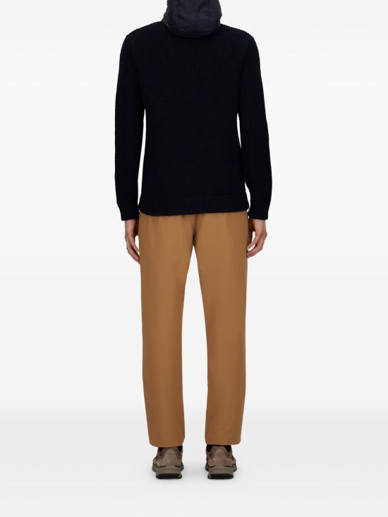 26FW 에르노 5게이지 리브 메리노 울 나일론 샤모니 재킷 MC000195U70272 9290 DARK NAVY - HERNO