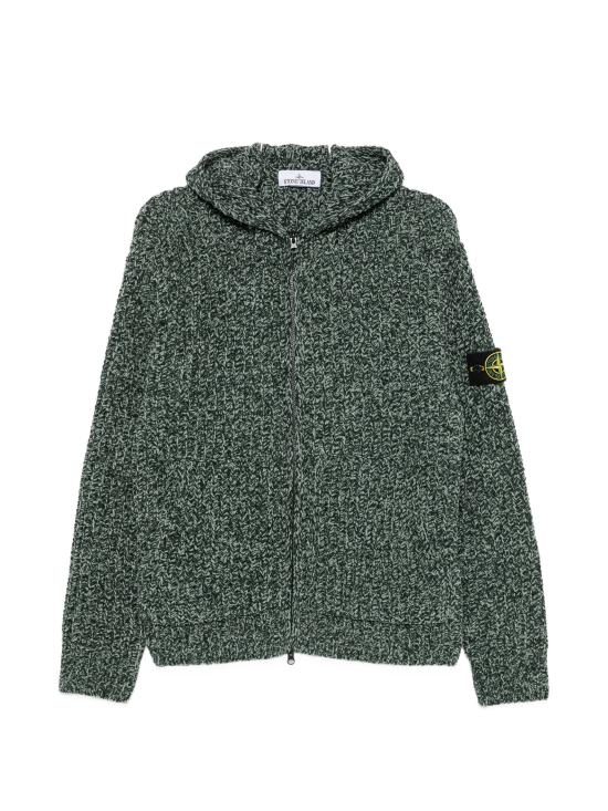 26FW 스톤 아일랜드 몰리네 코튼 세닐 루즈핏 후드 집업 L2S155100065S0N16 V0M5S DARK GREEN