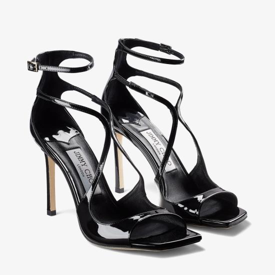26FW 지미추 샌들 0000078581PAT 010003 BLACK - JIMMY CHOO