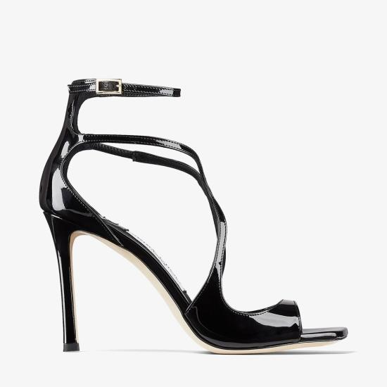 26FW 지미추 샌들 0000078581PAT 010003 BLACK
