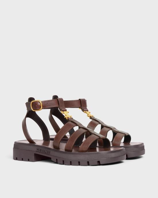 26SS 셀린느 샌들 35246378C 19DK DARKBROWN - CELINE