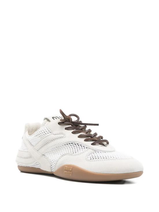 26SS 미우미우 스니커즈 5E589EF0053KU1 F0009 WHITE - MIU MIU