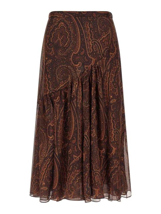 26FW 에트로 스커트 WRFA021999SA124X0865 BROWN - ETRO