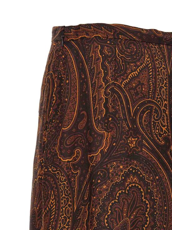 26FW 에트로 스커트 WRFA021999SA124X0865 BROWN - ETRO