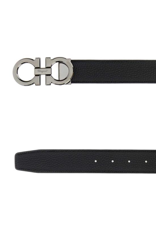  살바토레 페라가모 벨트 페라가모 블랙 가죽 양면 - SALVATORE FERRAGAMO