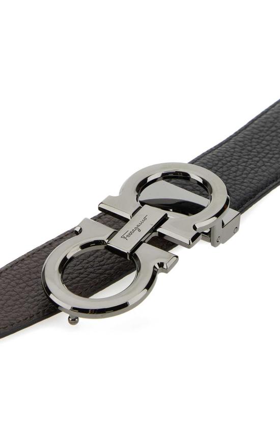 살바토레 페라가모 벨트 페라가모 블랙 가죽 양면 - SALVATORE FERRAGAMO