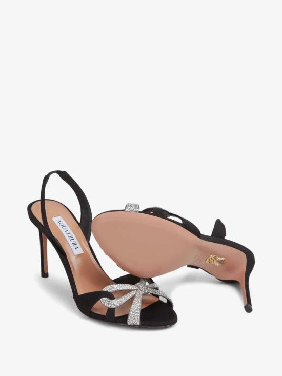 26FW 아쿠아주라 샌들 RBKMIDS0GGM 000 BLACK - AQUAZZURA