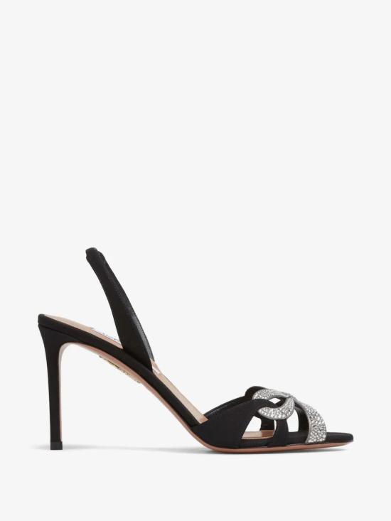 26FW 아쿠아주라 샌들 RBKMIDS0GGM 000 BLACK