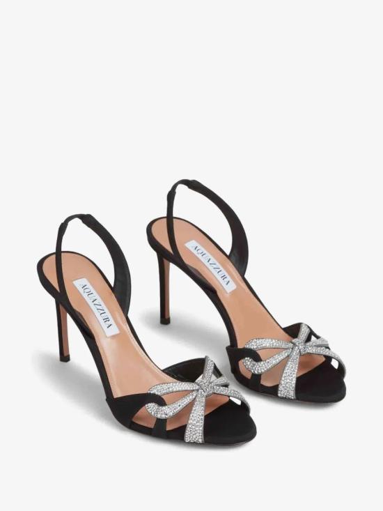 26FW 아쿠아주라 샌들 RBKMIDS0GGM 000 BLACK - AQUAZZURA