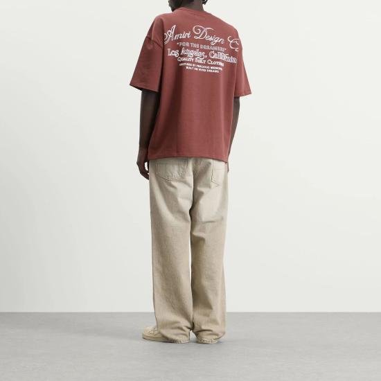 26FW 아미리 반팔 티셔츠 AM426JR003 0049 BRICK - AMIRI