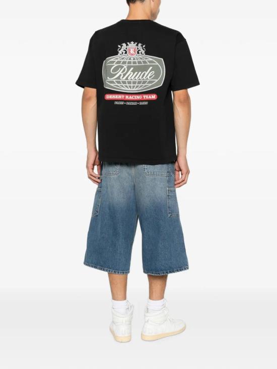 26FW 루드 반팔 티셔츠 RHFW26TT02012 6505 BLACKSILVR - RHUDE
