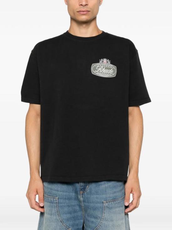 26FW 루드 반팔 티셔츠 RHFW26TT02012 6505 BLACKSILVR - RHUDE