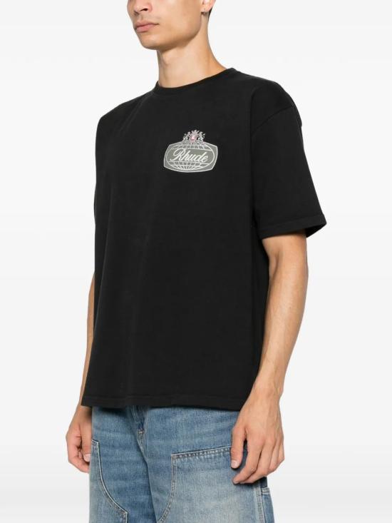 26FW 루드 반팔 티셔츠 RHFW26TT02012 6505 BLACKSILVR - RHUDE