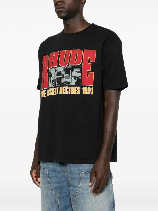 26FW 루드 반팔 티셔츠 RHFW26TT06012 8611 BLKRDMULTI - RHUDE