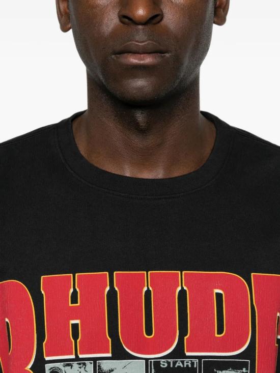 26FW 루드 반팔 티셔츠 RHFW26TT06012 8611 BLKRDMULTI - RHUDE
