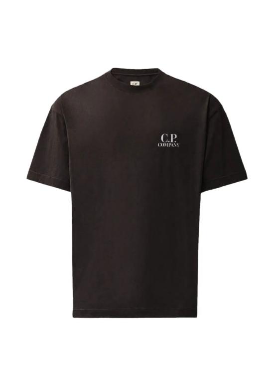 26FW 씨피 컴퍼니 30/1 저지 숏슬리브 컴포트 티셔츠 21CMTS135A005100W 999 BLACK