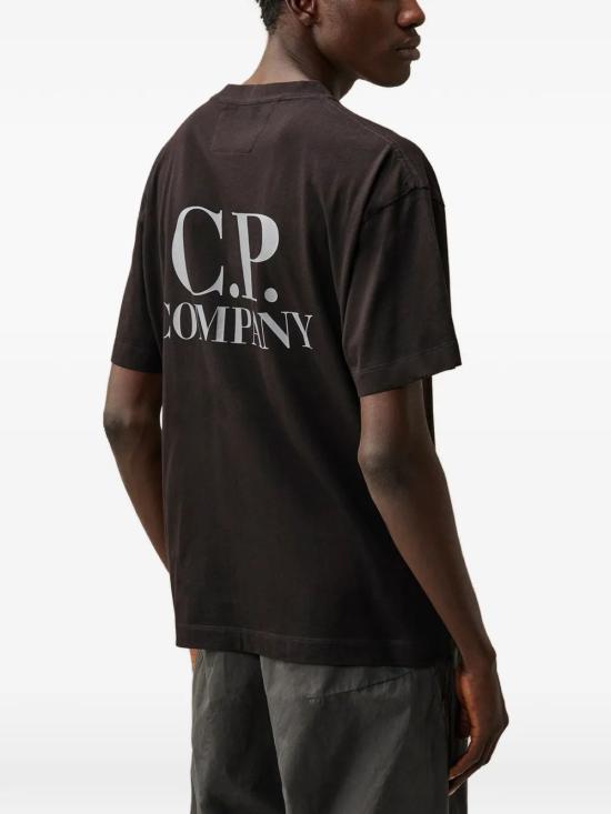 26FW 씨피 컴퍼니 30/1 저지 숏슬리브 컴포트 티셔츠 21CMTS135A005100W 999 BLACK - C.P. COMPANY