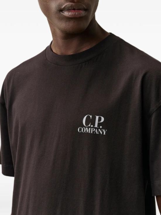 26FW 씨피 컴퍼니 30/1 저지 숏슬리브 컴포트 티셔츠 21CMTS135A005100W 999 BLACK - C.P. COMPANY