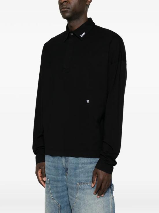 26FW 루드 폴로 티셔츠 RHFW26PO01389 C900 BLACK - RHUDE