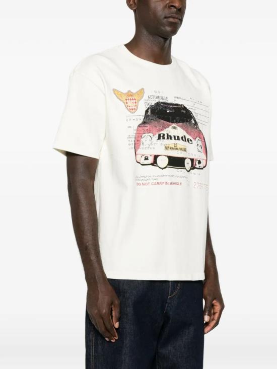 26FW 루드 반팔 티셔츠 RHPF26TT07012 3160 WHTBLKRED - RHUDE