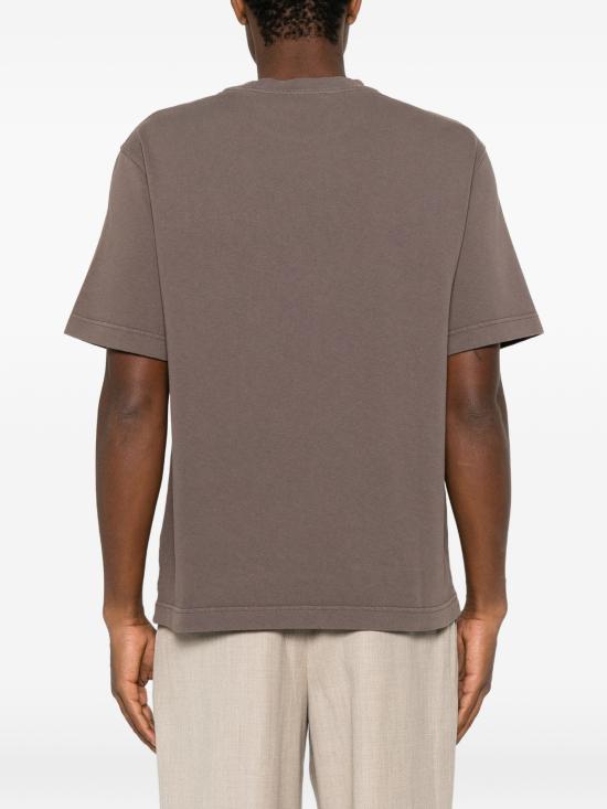 26FW 자크뮈스 반팔 티셔츠 25HTSM00133AJ00 850 BROWN - JACQUEMUS
