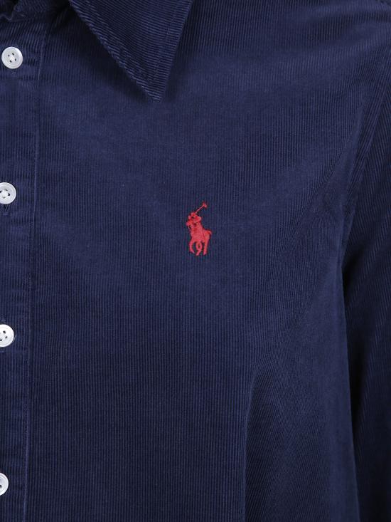 26FW 폴로 랄프로렌 미디 원피스 211B22153 001 BLUE - POLO RALPH LAUREN