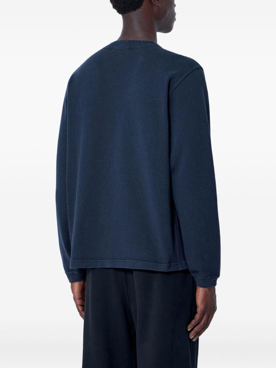 26FW 스톤 아일랜드 헤비 코튼 저지 크루넥 스웨트셔츠 L2S15 6100036 S0406 V002A NAVY DOM - STONE ISLAND